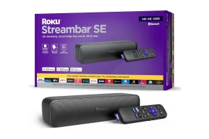 2-in-1 TV Soundbar with Built-in 4K/HDR Streaming, Premium Speakers, & Enhanced Speech Clarity — Sound Bar, Roku
