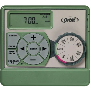 6-Station Indoor Sprinkler Controller — Irrigation System, Orbit