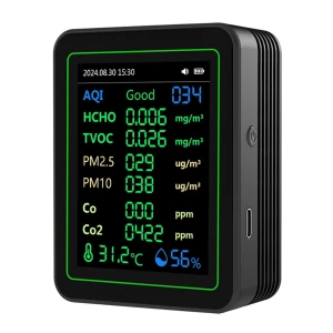 Air Quality Detector PM2.5 Meter PM10 Monitor CO2 Tester — Air Quality Monitor, LiebeWH