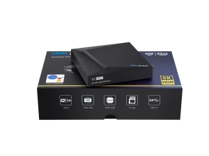 Android Smart TV Box 6K Ultra HD with Voice Remote — Smart TV, WE2USAT