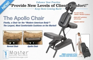 Apollo Extra Large Portable Massage Chair — Massage Chairs, Master Massage