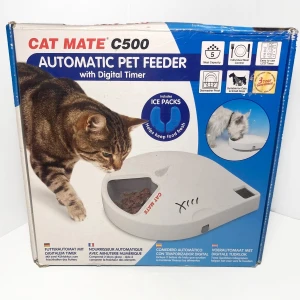 Automatic 5 Bowl Digital Timer-Controlled Pet Feeder — Automatic Pet Feeder, Cat Mate
