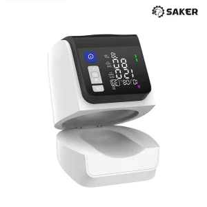 Automatic Blood Pressure Monitor Upper Arm, No-Wrap Auto-Fit Design, Large Display BP Machine with 4 Users 199 Readings... — Blood Pressure Monitor, Saker