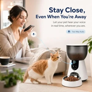 Automatic Cat Feeders with 1080P HD Camera — Automatic Pet Feeder, Podazz