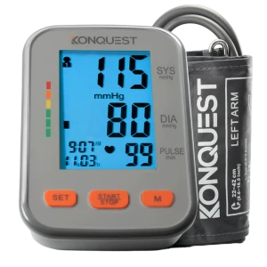 Automatic Upper Arm Digital Blood Pressure Monitor with Large Cuff — Blood Pressure Monitor, Konquest