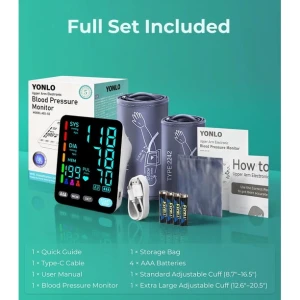 Blood Pressure Monitor with Dual Cuffs — Blood Pressure Monitor, Visit the YONLO Store