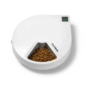 C500 5 Bowl Digital Timer-Controlled Automatic Pet Feeder - 5-Meal Feeder with Stainless Steel Bowl and Ice Packs — Automatic Pet Feeder, Closer Pets