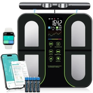 Digital Scales for Body Weight, 8-Electrode Smart Bathroom Weight Scale — Smart Scale, Letron