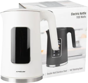 Double Wall Electric Kettle 1100W — Electric Kettle, Epsilon
