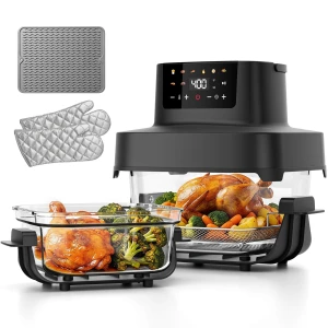 Dual Capacity Glass Air Fryer — Air Fryer, YUKO Smart