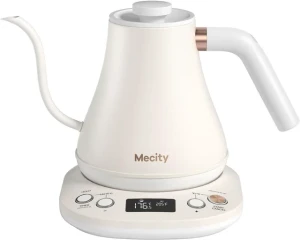 Electric Gooseneck Kettle with Keep Warm & LCD Display — Electric Kettle, Mecity