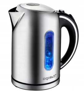 Electric Kettle Stainless Steel, 1.7 Liter Cordless Tea Kettle — Electric Kettle, Aigostar