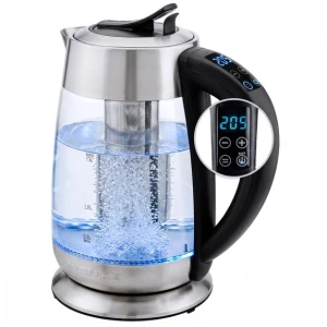 Electric Tea Kettle with Temperature Control and Removable Tea Infuser — Electric Kettle, OVENTE