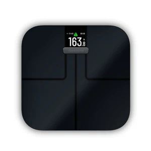 Index S2, Smart Scale with Wireless Connectivity, Measure Body Fat, Muscle, Bone Mass, Body Water% and More, Black — Smart Scale, Garmin