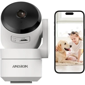 Indoor Security Camera 360° with Pan/Tilt — Security Camera, AMOROM