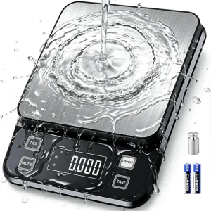 IPX7 Waterproof Food Scale with 0.1g Precision — Smart Scale, Anelueeoo