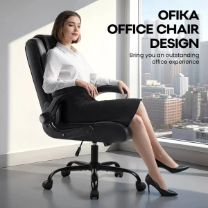 Leather Office Desk Chair — Smart Chairs, OFIKA