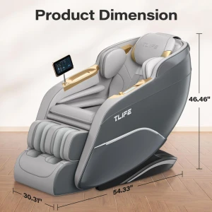 Massage Chair Full Body, Zero Gravity Recliner with Body Scan, SL-Track Shiatsu Massage Chair — Massage Chairs, TLIFE