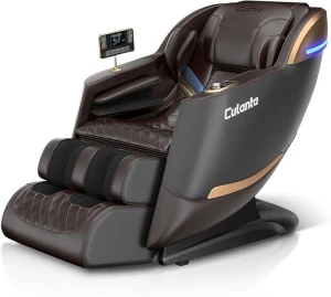Massage Chair Full Body, Zero Gravity SL-Track Shiatsu Massage Recliner with Body Scan, Airbags, Foot Rollers, Deep Yoga... — Massage Chairs, Culanta