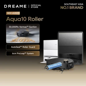Roller Robot Vacuum with AquaRoll Mopping — Robot Vacuum, Dreame