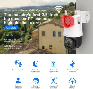 Security Camera Outdoor with Floodlight — Security Camera, visiPower