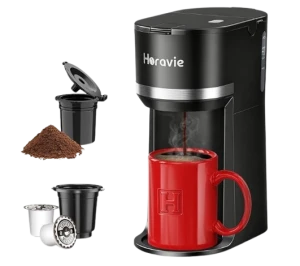 Single Serve Coffee Maker for K-Cup Pod and Grounds — Coffee Maker, Horavie