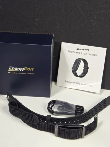 Smart Bracelet with Blood Oxygen/Blood Pressure Monitor — Fitness Tracker, EnergyPort