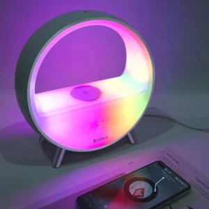 Smart Sunrise Alarm Clock with App Control & Bluetooth Speaker — Desk Lamp, Dekala