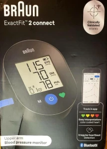 Upper Arm Blood Pressure Monitor with Bluetooth — Blood Pressure Monitor, Braun