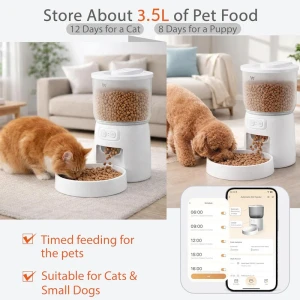 Wi-Fi Automatic Pet Feeder for Cats & Dogs — Automatic Pet Feeder, Waithem