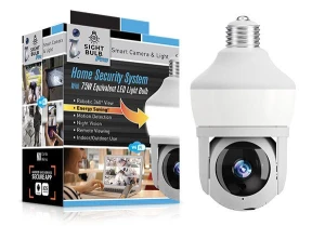 Pro Security Camera with Light, Two-Way Talk, HD Video — Security Camera, Sight Bulb