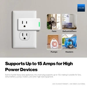 Smart Energy Plug 15A — Smart Plug, YoLink