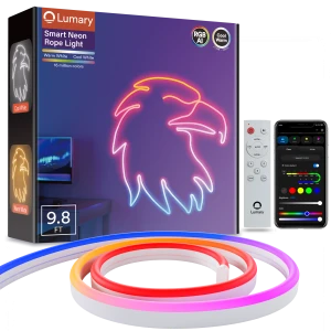 Smart RGBAICW Neon Rope Light 9.8ft — LED Strip Lights, Lumary