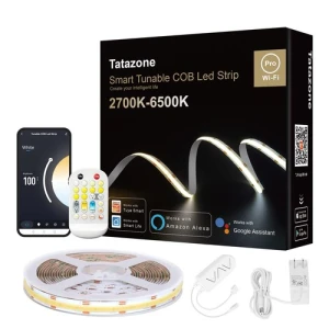 Tunable White Smart COB LED Strip Light Kit — LED Strip Lights, Tatazone