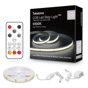 White COB LED Strip Light with RF Remote — LED Strip Lights, Tatazone