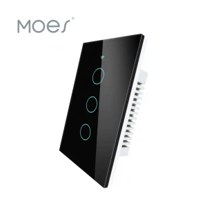 WiFi Smart Wall Touch Light Switch Glass Panel — Smart Switch, MOES