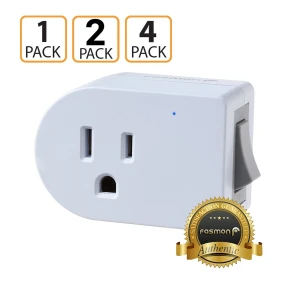 Wireless Remote Control Electrical Outlet Switch (2 Pack) — Smart Plug, Fosmon