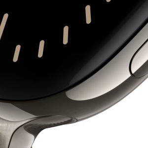 46 mm Smartwatch with M/L band, Space Gray aluminum case and Navy Blue Sport Band — Smart Watch, Apple