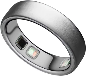 Smart Ring, Matte Silver, Size 07 (17.3) — Smart Ring, Oura