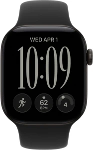 Smartwatch, 42 mm, Black, Black Sport Band, S/M — Smart Watch, Apple