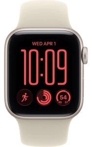 Smartwatch, 44 mm, Starlight Aluminum Case with Sand Sport Band — Smart Watch, Apple