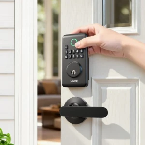 Electronic Keypad Deadbolt with Lever Handles — Smart Lock, VEVOR