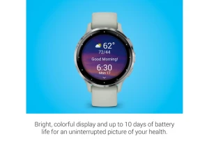 Smart Watch, Silver Bezel, Sage Gray Case — Smart Watch, Garmin