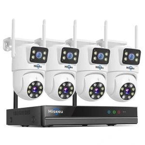 6MP Dual-Lens Security Camera System Kit with 10CH NVR — Security Camera, Hiseeu