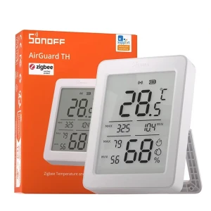 Zigbee Temperature and Humidity Sensor with LCD — Temperature & Humidity Sensor, Sonoff