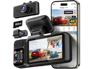 3-Channel Dash Camera with 64GB Card — Dash Cam, REDTIGER