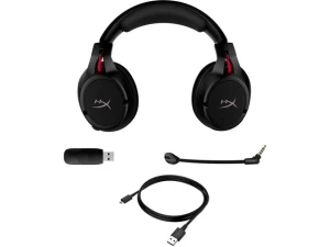 Black-Red Wireless Gaming Headset — Wireless Earbuds, HyperX