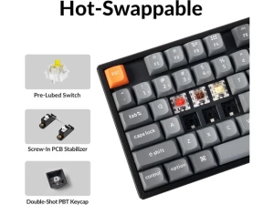 TKL Wireless Mechanical Keyboard — Bluetooth Keyboard, Keychron