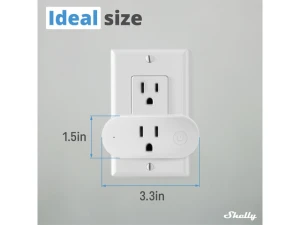 White Z-Wave smart plug — Smart Plug, Shelly