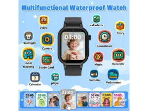 Black Smart Watch — Kids Smart Watch, Generic Logic, Inc.